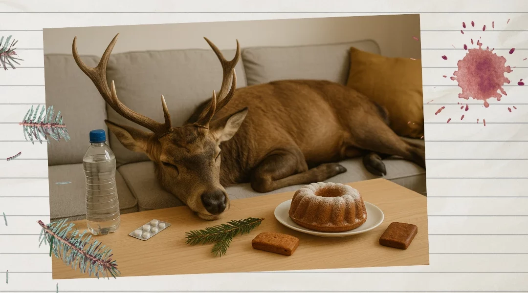 Tante Rös’ Geburtstag und ein angeschossener Ober-Hirsch im Wohnzimmer